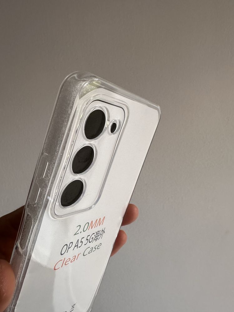 Etui przeźroczyste 2mm do OPPO A5