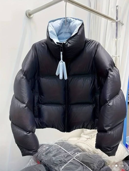 Пуховик жіночий натуральний качиний пух короткий  uniqlo чорний