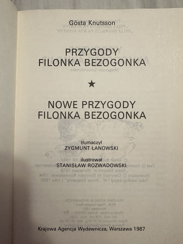 Przygody Filonka Bezogonka. Gosta Knutsson