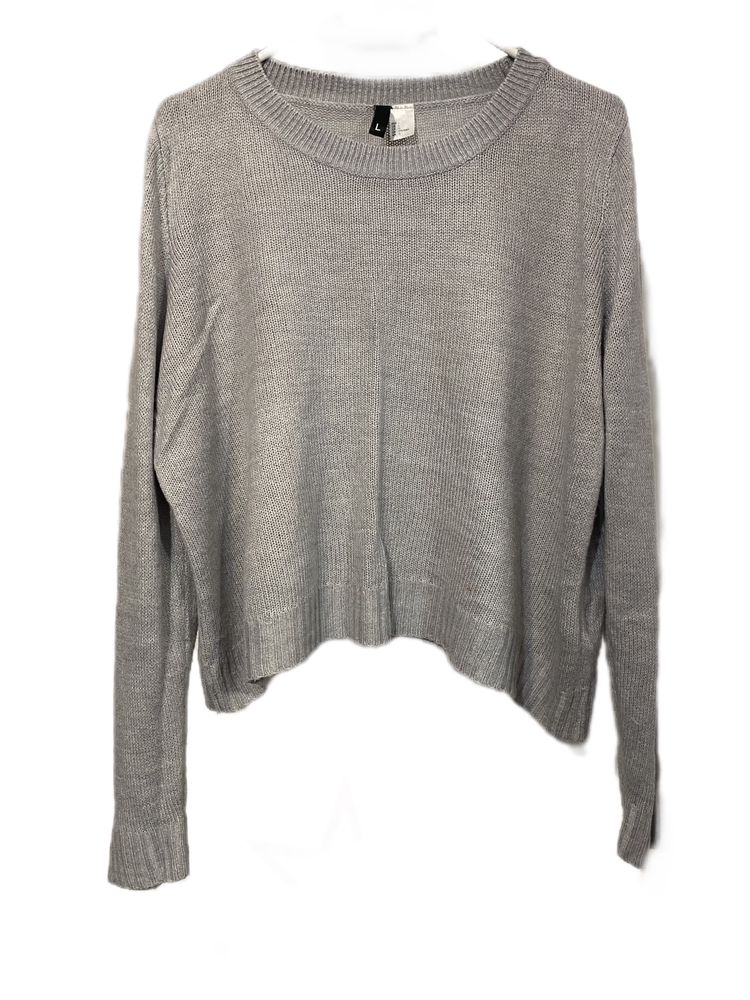 Sweter oversize szary