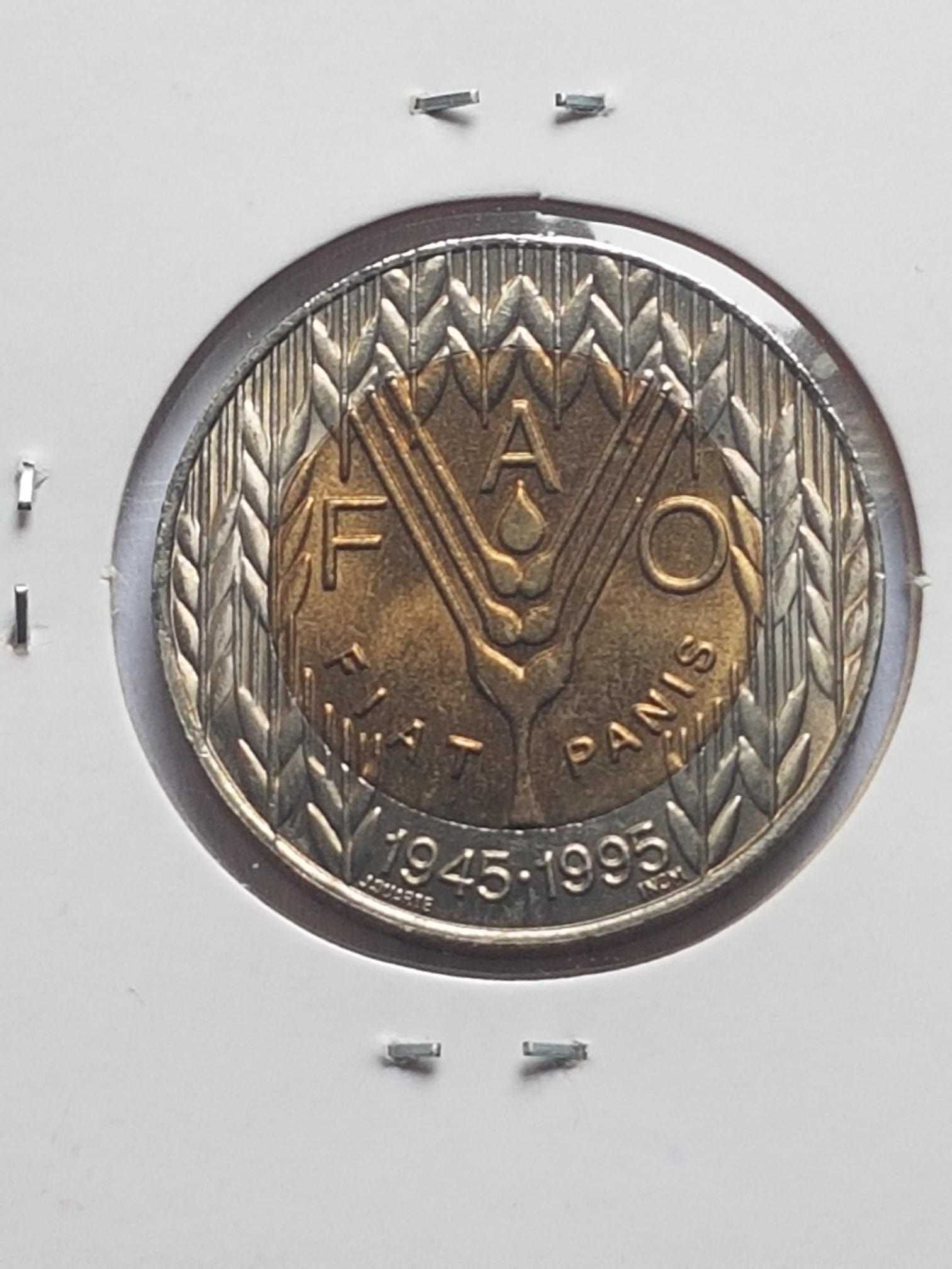 Moeda 100 Escudos Bimetálica República 1995 FAO (BELA)