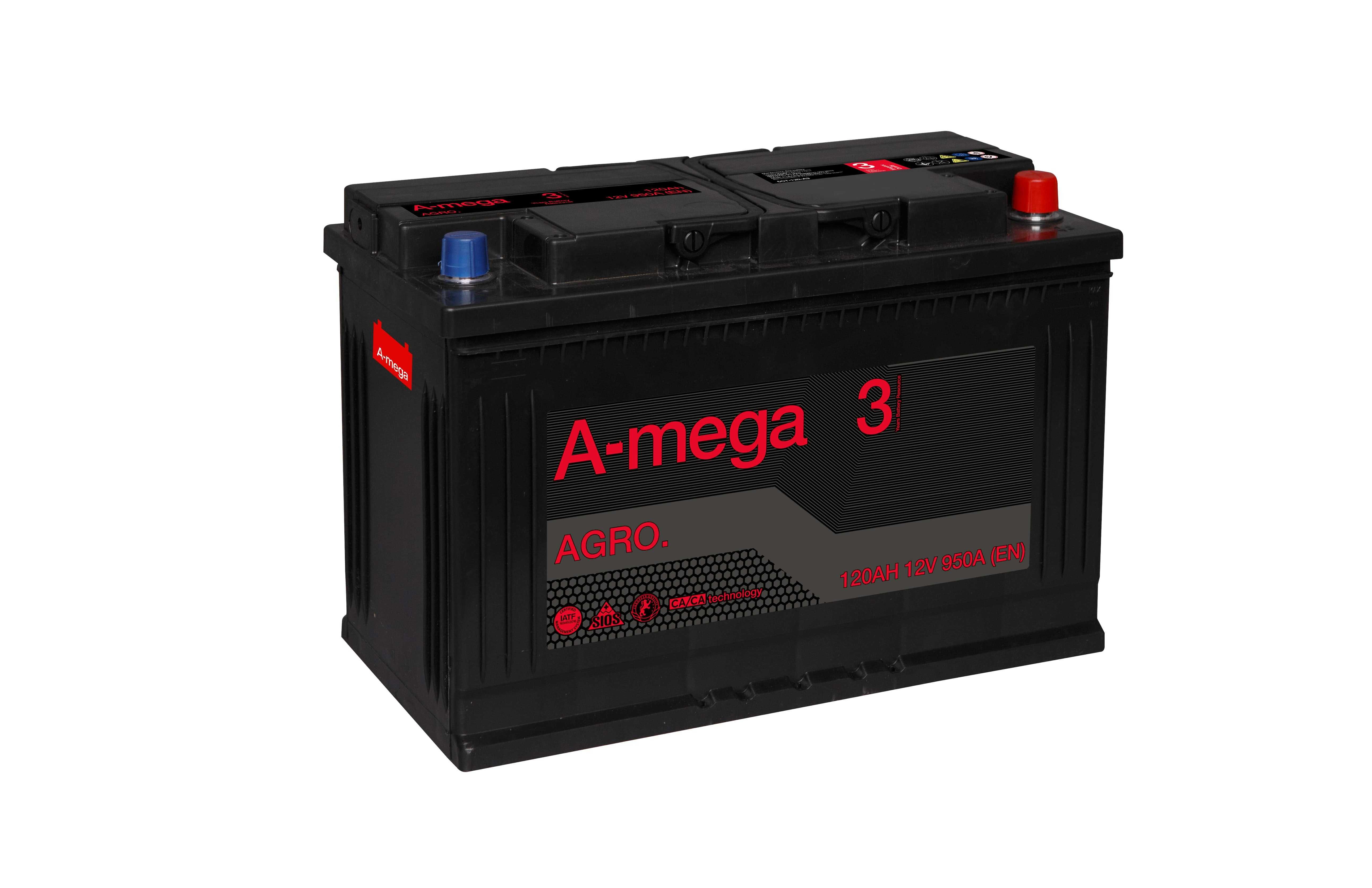 Akumulator Amega Standard AGRO 120Ah 950A KIELCE