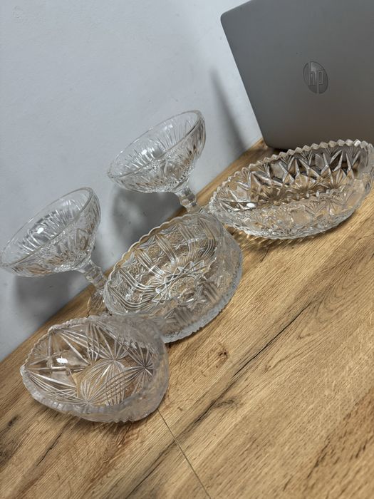 Хрусталь кришталь салатники цукерниці