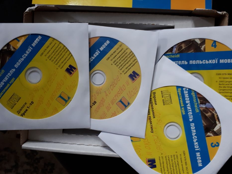 Самовчитель польської мови підручник та 4 диски