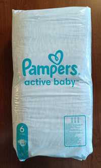 Sprzedam pieluchy Pampers Active Baby rozmiar 6