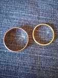 Duas alianças em ouro 19,2K (vendo separado)