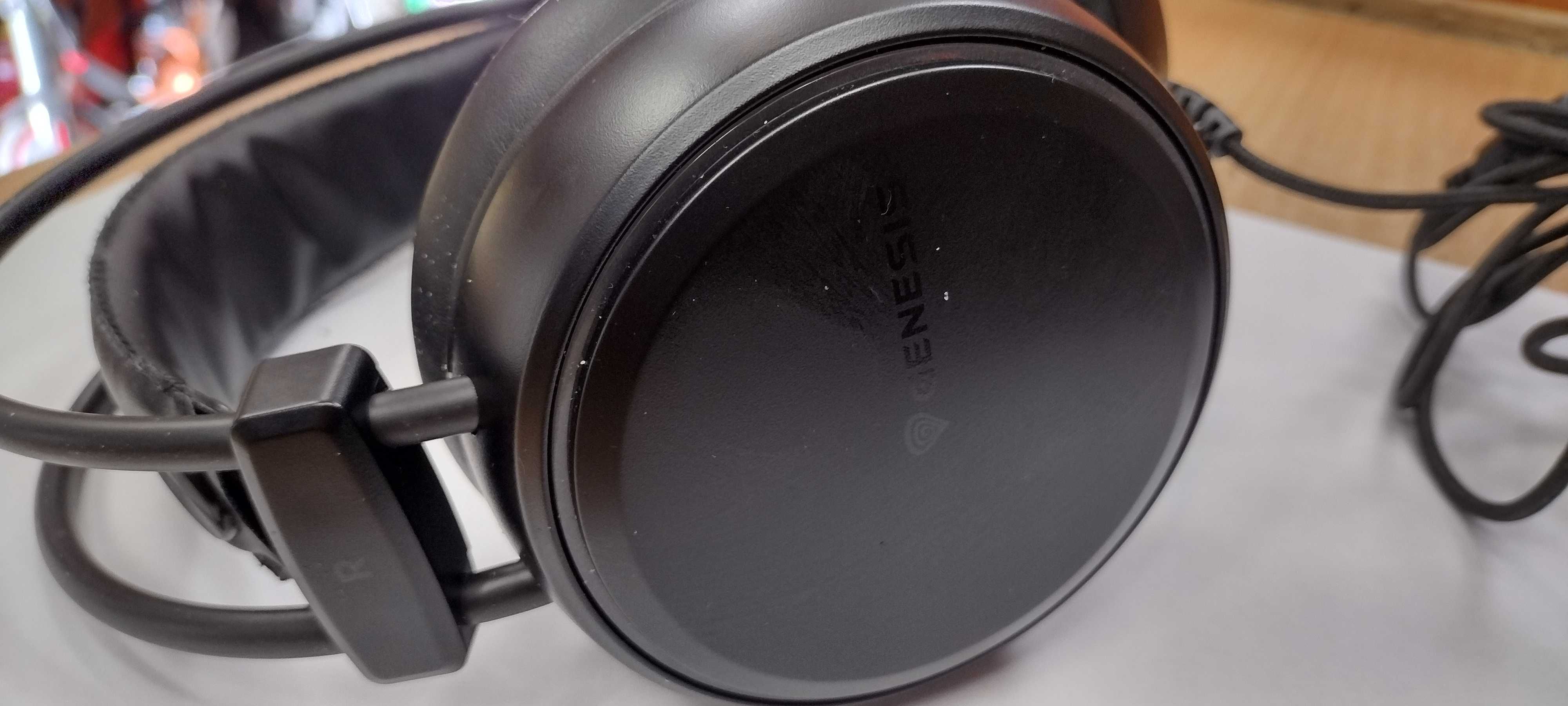 Słuchawki GENESIS Neon 613 RGB Nauszne Czarny komis madej