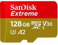 SANDISK Extreme Plus Class 10 microSDXC Memory Card - 128 GB