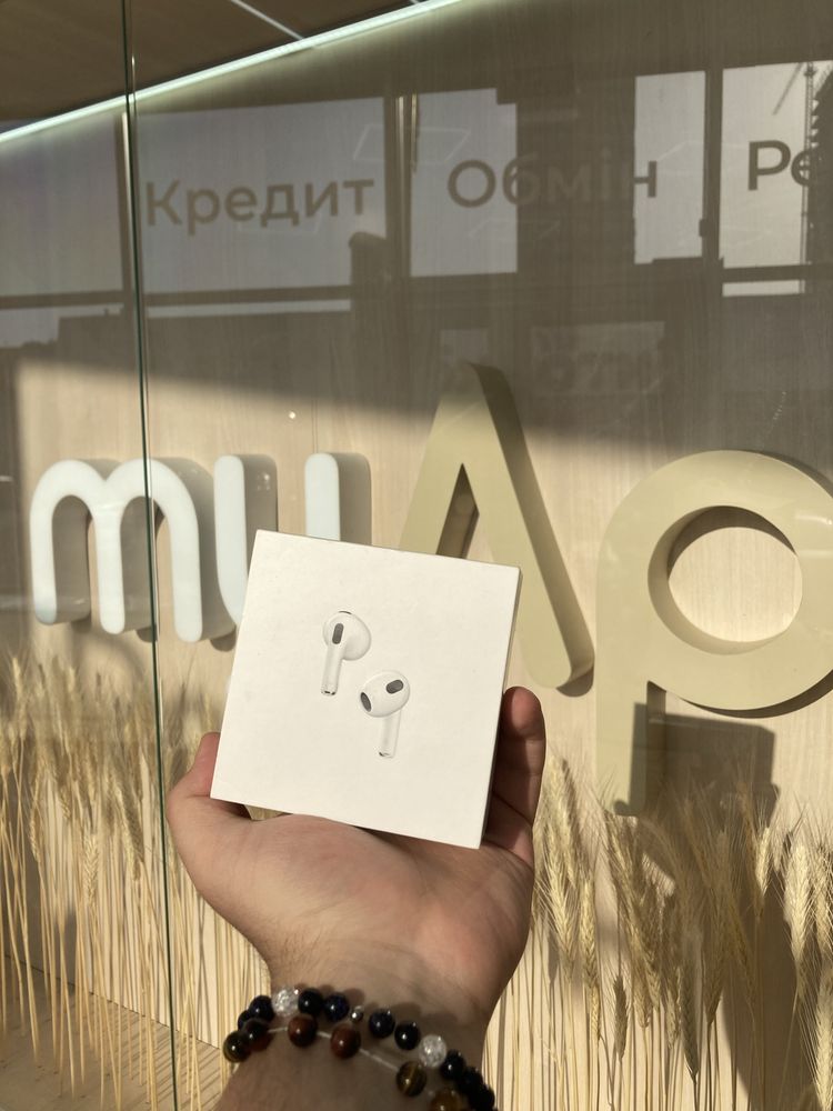 Apple AirPods 3rd generation (нові) (купити/кредит/магазин)