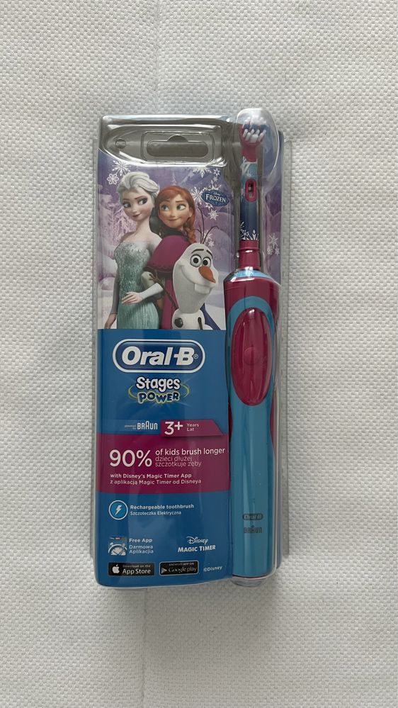 Szczoteczka elektryczna Oral-B 3+ dziecieca frozen elza