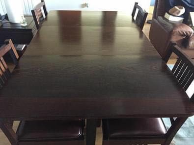 Mesa madeira maciça Wengue