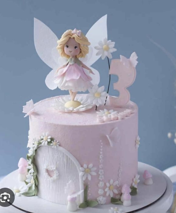 Wrózka z masy cukrowej figurka na tort