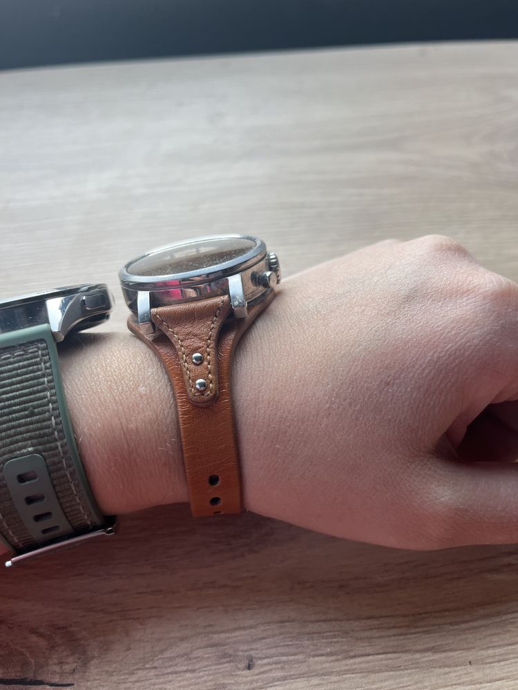 Fossil Boyfriend ES4046 zegarek skórzany brązowy skóra