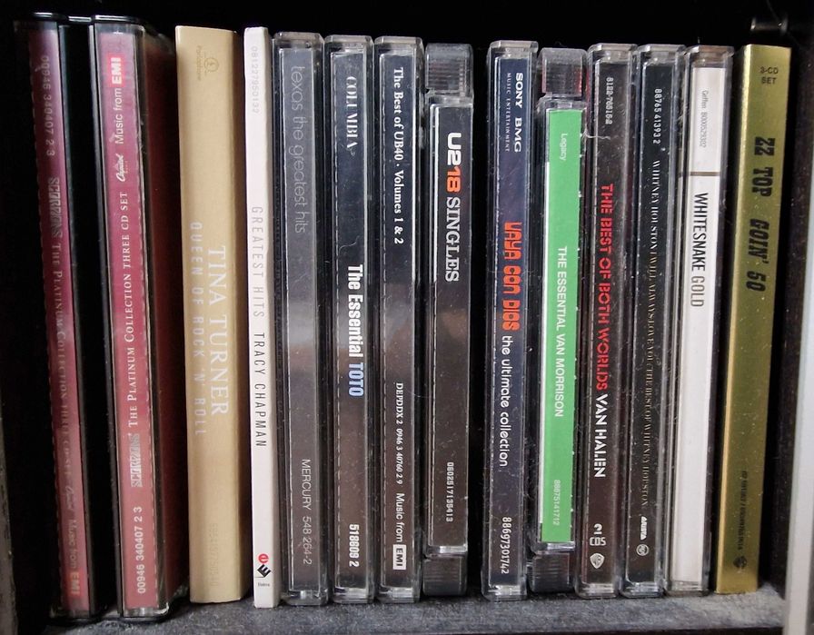 Várias coletâneas em CD (Pop, Rock, Hard-Rock)