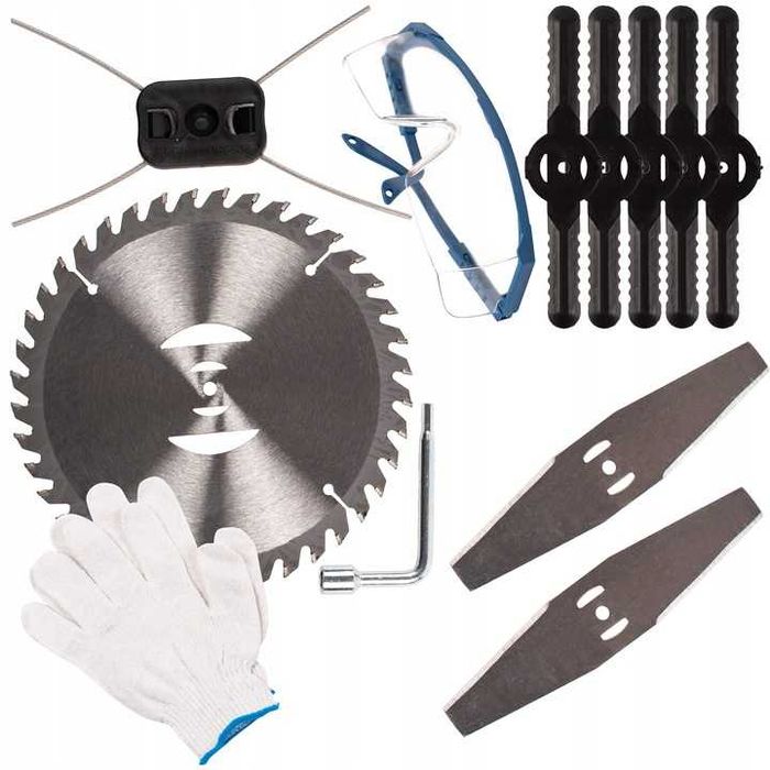 PODKASZARKA KOSA Akumulatorowa 3000W 2 Bateria Zestaw 24V kosiarka