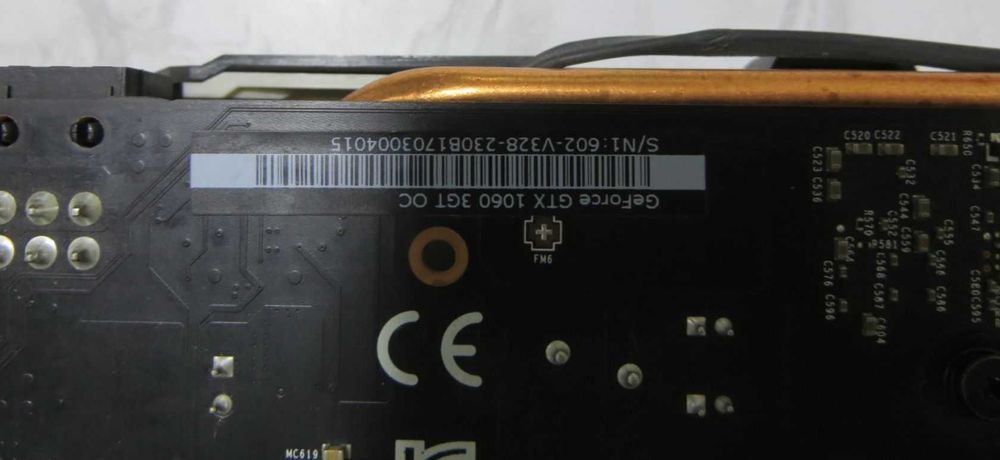 Відеокарта MSI GeForce GTX 1060 3GB