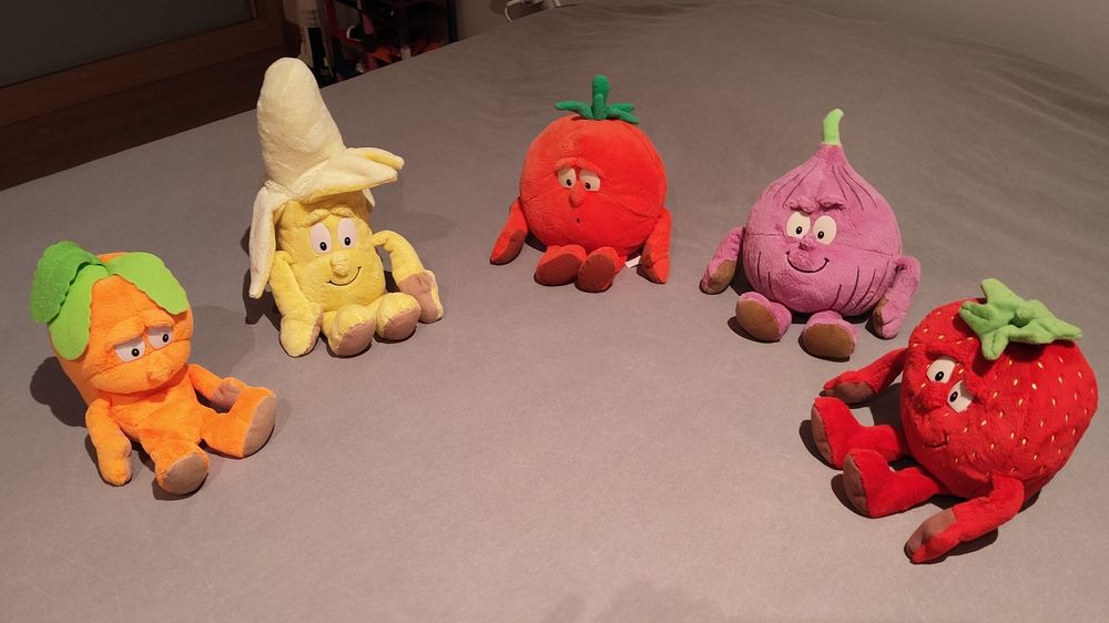 Conjunto de peluches  Lidl " Gang dos Frescos"