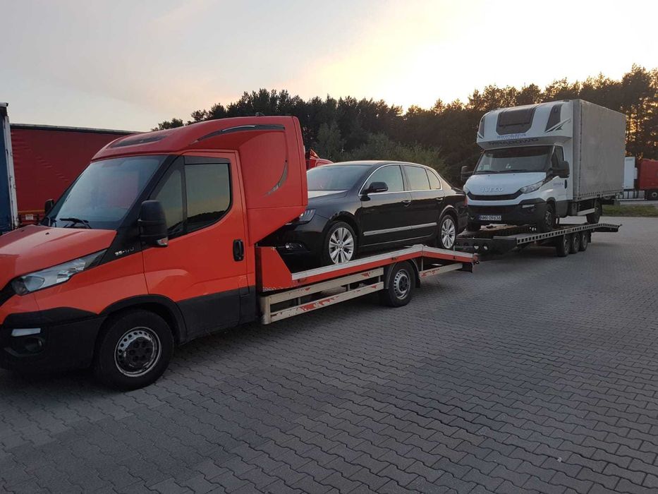 Wynajmę Wypożyczę Bus Plandeka Laweta Autolaweta Przyczepa Iveco