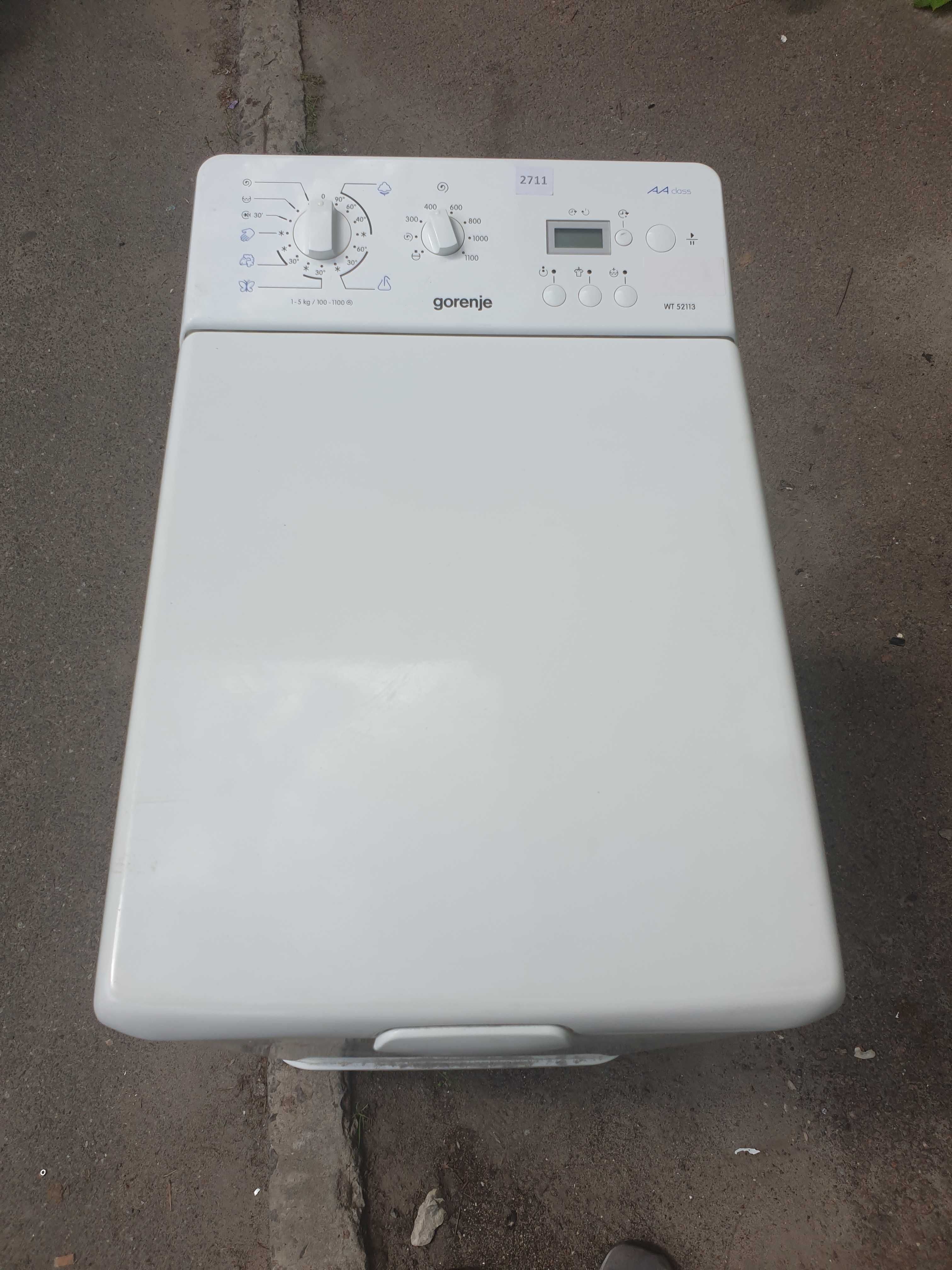 Стиральная/пральна вертикальна машина Gorenje WT52113, 5 кг