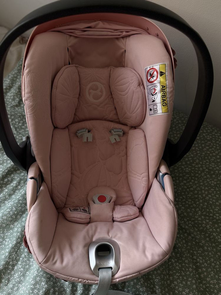 Аатолюлька Cybex cloud z i-size pink