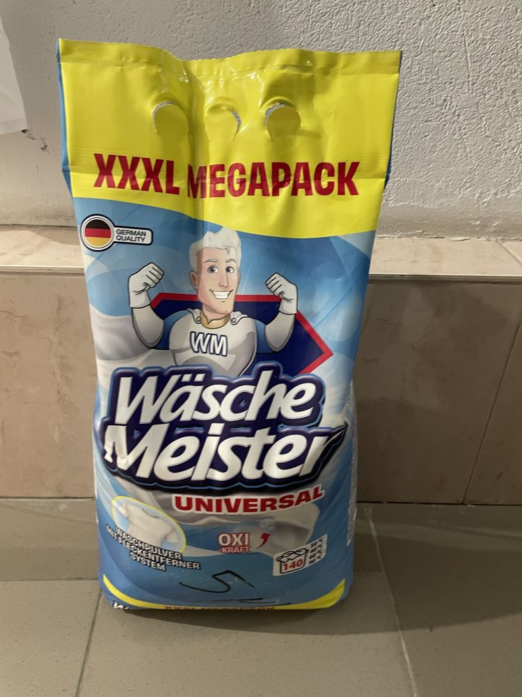Порошок Wasche Meister Universal 10,5 кг и 5,25кг