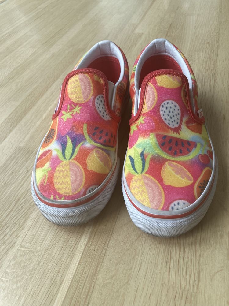 Vans slip-on brokatowe 32 / 19,5 cm stan idealny