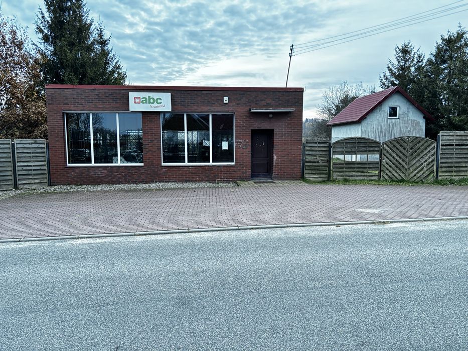 Szprzedam budynek handlowo usługowy wraz z budunkiem mieszkalnym