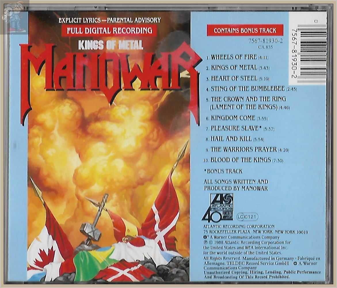 Manowar - Kings Of Metal (Album, CD)