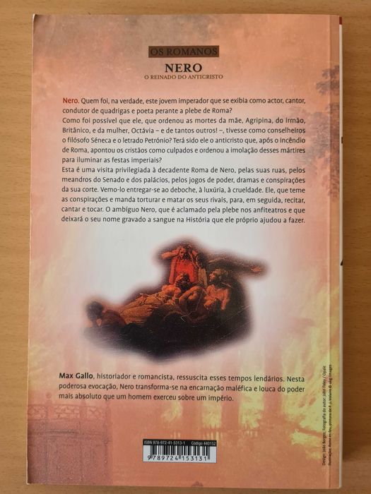 Livro "Nero - O Reinado do Anticristo" de Max Gallo