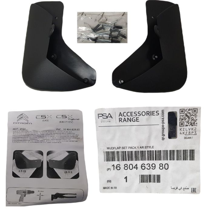 FABRYCZNIE NOWE TYLNE ORYGINALNE CHLAPACZE CITROEN C5X C5 X E43 21-25 1680463980 TYŁ