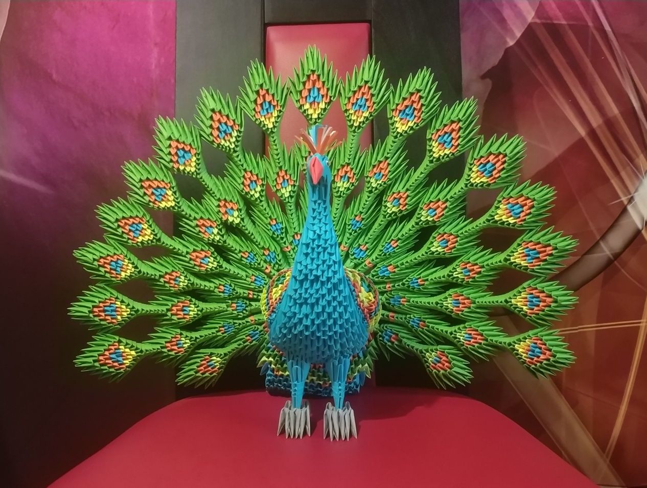 Paw origami modułowe 3D