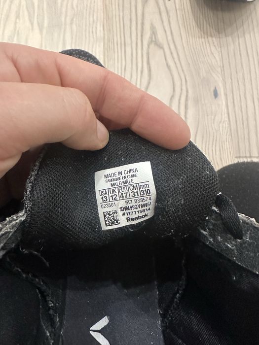 Чоловічі кросівки Reebok. Сітка . 47 розмір