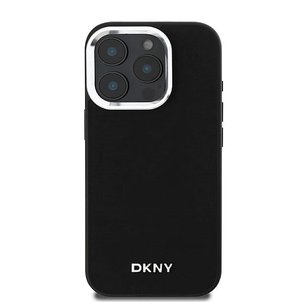 Etui DKNY Plain Logo MagSafe na iPhone 14 Pro Max - czarne