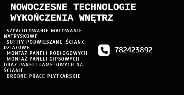 Remonty i wykończenia wnętrz szpachlowanie malowanie natryskowe
