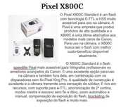 Flash canon Pixel X800C igual a novo na caixa-Ver descrição 1ª foto