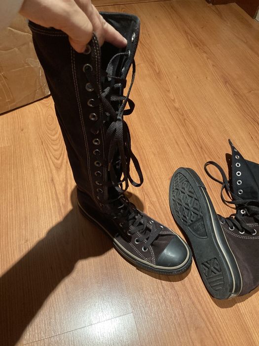 Botas em pele converse all star /sandalias lanidor ( novos)