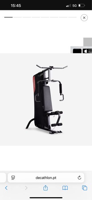 Aparelho musculacão novo sem uso