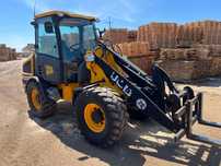 Ładowarka Jcb 406 widły + łyżka volvo l25 cat 906 7