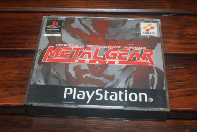 Metal Gear Solid playstation psx francuski
