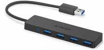 Anker Usb Hub, 4 porty, Czarny