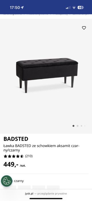 Ławka siedzisko Badsted z Jyska
