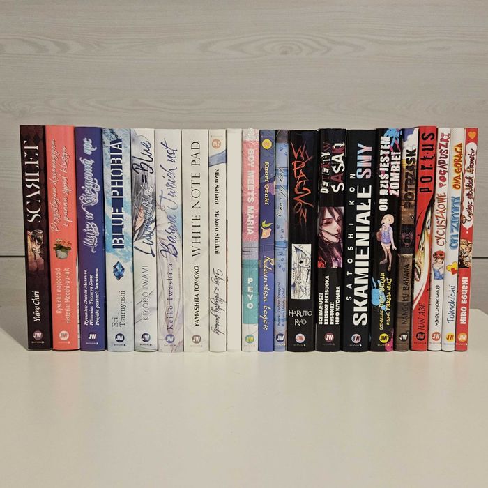 Zestaw 20 mang Waneko JW anime manga mangi Japonia unikat unikaty