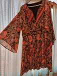 Vestido midi colorido Zara