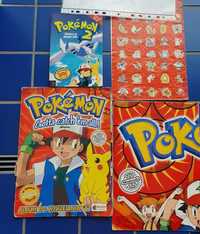 Pokemon album do wyklejania, plakat, książka pokemon, pokemon tazo