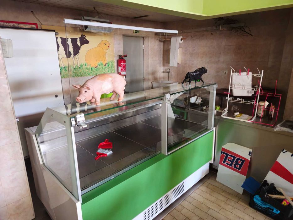 Vitrine expositora para carne
