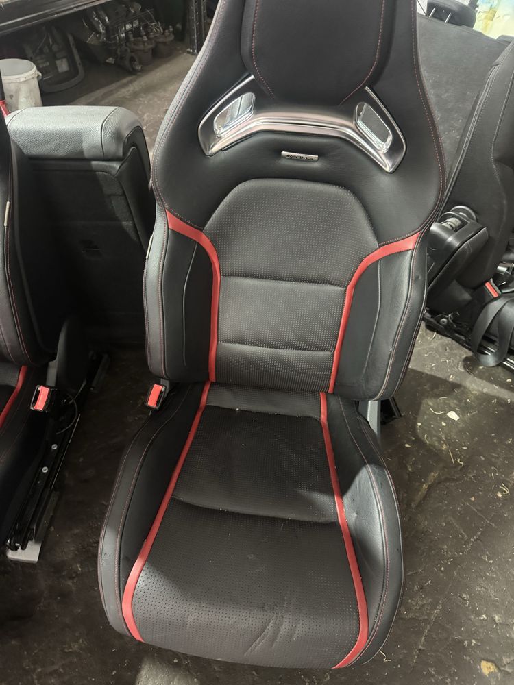 Mercedes A45 A-klasa Cla w176 fotele kubełkowe Recaro AMG