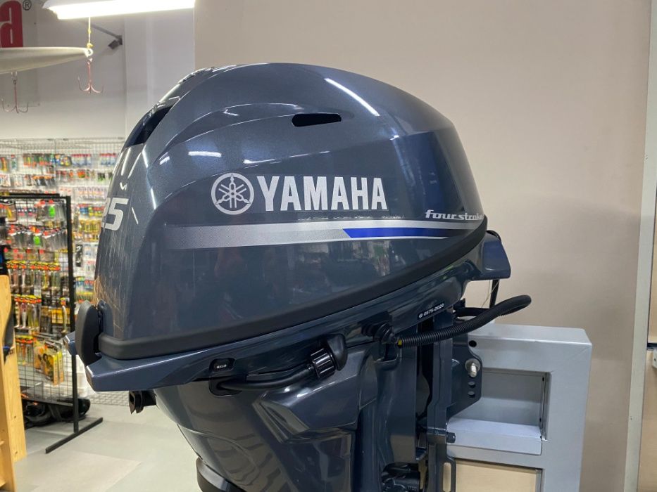 Yamaha silnik zaburtowy F25GETL sterowany przez manetkę. Dealer Gorzów