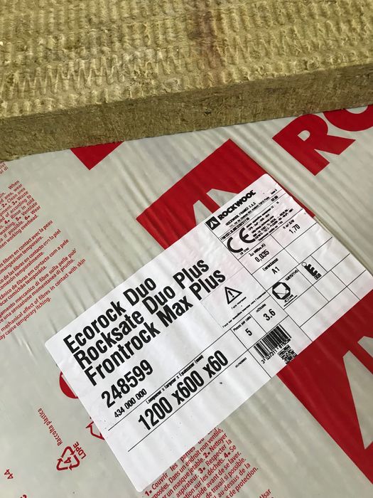Rockwool Isolamento capoto  lã de rocha Etics