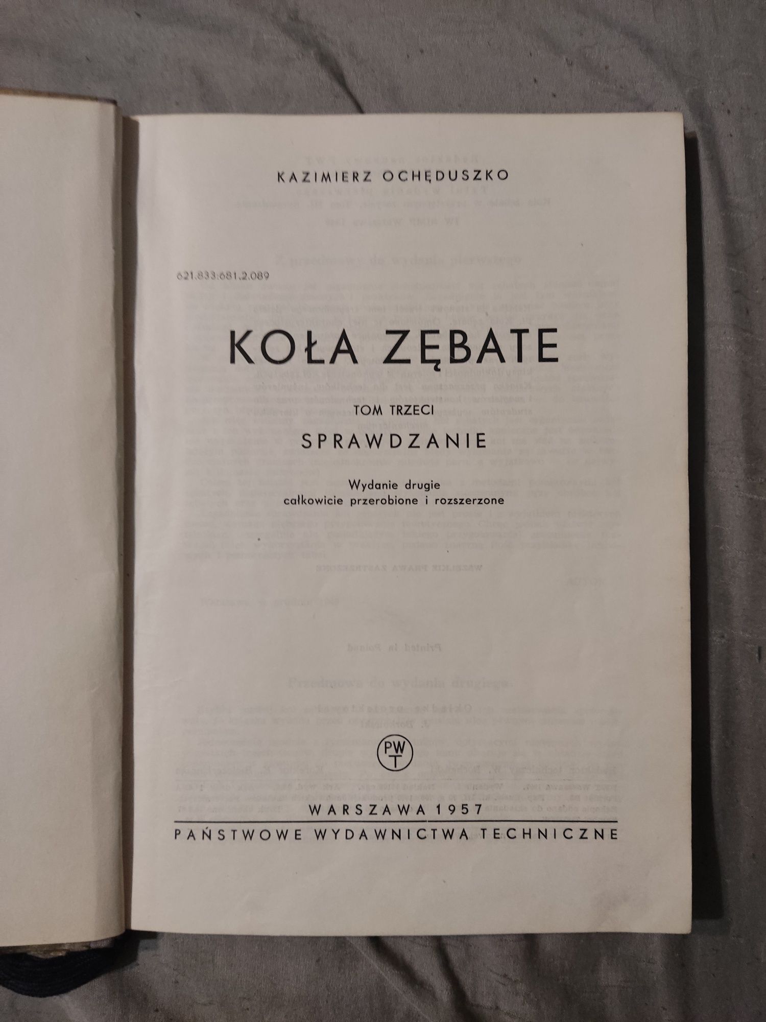 Koła Zębate Sprawdzanie - K. Ochęduszko