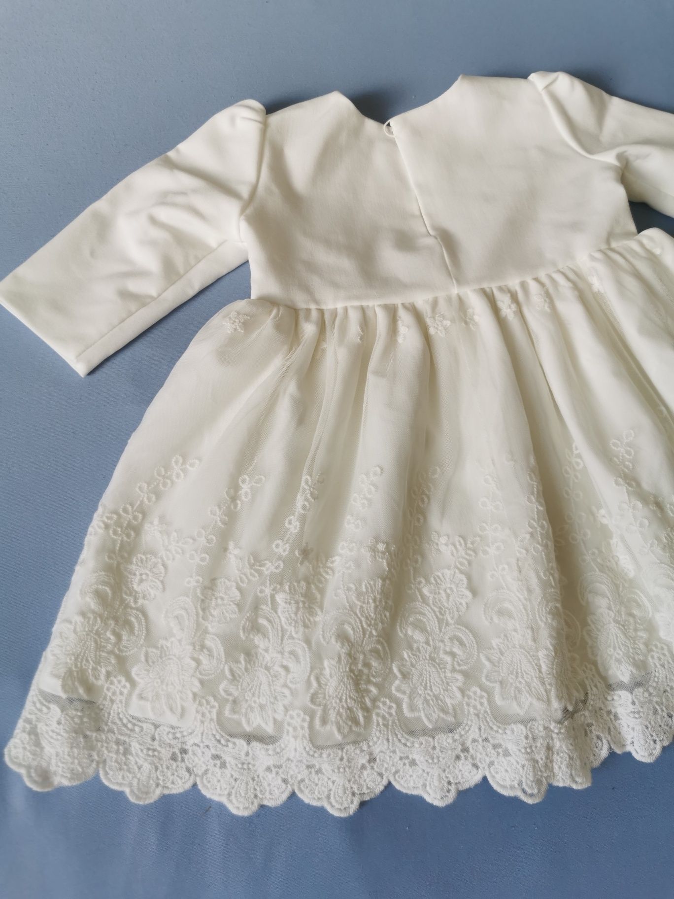 sukienka na Chrzest chrztu Sesja koronkowa Ma Lini model Louna 62/68